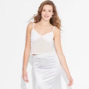 NWOT Wild Fable Women’s Mesh Triangle Top